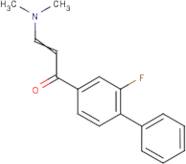 3-(Dimethylamino)-1-(2-fluorobiphenyl-4-yl)prop-2-en-1-one