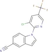 1-[3-Chloro-5-(trifluoromethyl)pyridin-2-yl]-1H-indole-5-carbonitrile