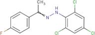 1-(4-Fluorophenyl)ethanone (2,4,6-trichlorophenyl)hydrazone