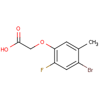 (4-Bromo-2-fluoro-5-methylphenoxy)acetic acid