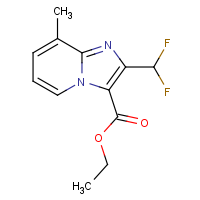 Ethyl 8-methyl-2-(difluoromethyl)imidazo[1,2-a]pyridine-3-carboxylate