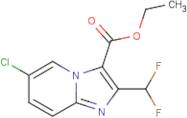 Ethyl 6-chloro-2-(difluoromethyl)imidazo[1,2-a]pyridine-3-carboxylate