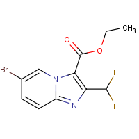 Ethyl 6-bromo-2-(difluoromethyl)imidazo[1,2-a]pyridine-3-carboxylate