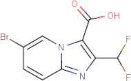 6-Bromo-2-(difluoromethyl)imidazo[1,2-a]pyridine-3-carboxylic acid