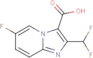 2-(Difluoromethyl)-6-fluoroimidazo[1,2-a]pyridine-3-carboxylic acid