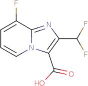 2-(Difluoromethyl)-8-fluoroimidazo[1,2-a]pyridine-3-carboxylic acid