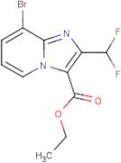 Ethyl 8-bromo-2-(difluoromethyl)imidazo[1,2-a]pyridine-3-carboxylate