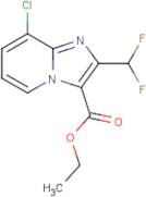 Ethyl 8-chloro-2-(difluoromethyl)imidazo[1,2-a]pyridine-3-carboxylate