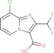 8-Chloro-2-(difluoromethyl)imidazo[1,2-a]pyridine-3-carboxylic acid