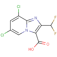 6,8-Dichloro-2-(difluoromethyl)imidazo[1,2-a]pyridine-3-carboxylic acid