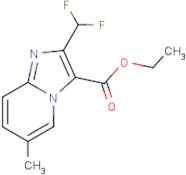 Ethyl 2-(difluoromethyl)-6-methylimidazo[1,2-a]pyridine-3-carboxylate