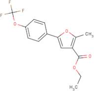 2-Methyl-5-(4-trifluoromethoxy-phenyl)-furan-3-carboxylic acid ethyl ester