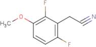 2,6-Difluoro-3-methoxyphenylacetonitrile