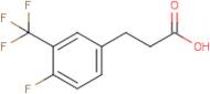 3-[4-Fluoro-3-(trifluoromethyl)phenyl]propionic acid