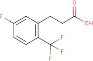 3-[5-Fluoro-2-(trifluoromethyl)phenyl]propionic acid