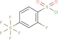 2-Fluoro-4-(pentafluorosulfur)benzenesulfonyl chloride