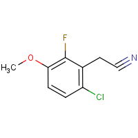 6-Chloro-2-fluoro-3-methoxyphenylacetonitrile