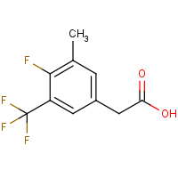 4-Fluoro-3-methyl-5-(trifluoromethyl)phenylacetic acid