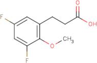 3-(3,5-Difluoro-2-methoxyphenyl)propionic acid