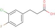 3-(3-Chloro-4-fluorophenyl)propionic acid