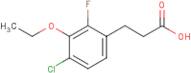 3-(4-Chloro-3-ethoxy-2-fluorophenyl)propionic acid