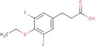 3-(4-Ethoxy-3,5-difluorophenyl)propionic acid