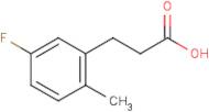 3-(5-Fluoro-2-methylphenyl)propionic acid