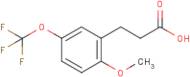 3-[2-Methoxy-5-(trifluoromethoxy)phenyl]propionic acid