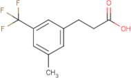 3-[3-Methyl-5-(trifluoromethyl)phenyl]propionic acid