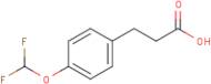 3-[4-(Difluoromethoxy)phenyl]propionic acid