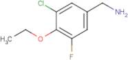 3-Chloro-4-ethoxy-5-fluorobenzylamine