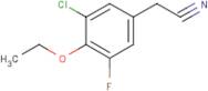 3-Chloro-4-ethoxy-5-fluorophenylacetonitrile