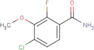 4-Chloro-2-fluoro-3-methoxybenzamide