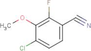 4-Chloro-2-fluoro-3-methoxybenzonitrile