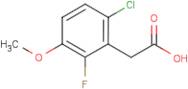 6-Chloro-2-fluoro-3-methoxyphenylacetic acid