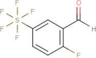 2-Fluoro-5-(pentafluorosulfur)benzaldehyde