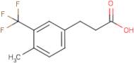 3-[4-Methyl-3-(trifluoromethyl)phenyl]propionic acid