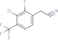 3-Chloro-2-fluoro-4-(trifluoromethyl)phenylacetonitrile
