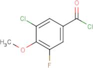 3-Chloro-5-fluoro-4-methoxybenzoyl chloride