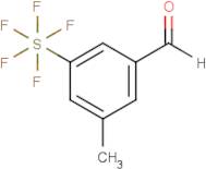 3-Methyl-5-(pentafluorosulfur)benzaldehyde