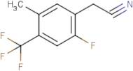 2-Fluoro-5-methyl-4-(trifluoromethyl)phenylacetonitrile