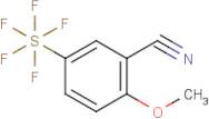 2-Methoxy-5-(pentafluorosulfur)benzonitrile