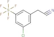 3-Chloro-5-(pentafluorosulfur)phenylacetonitrile