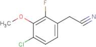 4-Chloro-2-fluoro-3-methoxyphenylacetonitrile