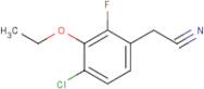 4-Chloro-3-ethoxy-2-fluorophenylacetonitrile