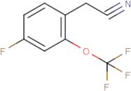 4-Fluoro-2-(trifluoromethoxy)phenylacetonitrile