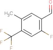 2-Fluoro-5-methyl-4-(trifluoromethyl)benzaldehyde