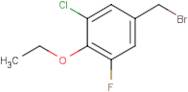 3-Chloro-4-ethoxy-5-fluorobenzyl bromide