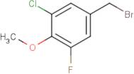 3-Chloro-5-fluoro-4-methoxybenzyl bromide