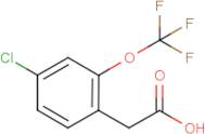 4-Chloro-2-(trifluoromethoxy)phenylacetic acid